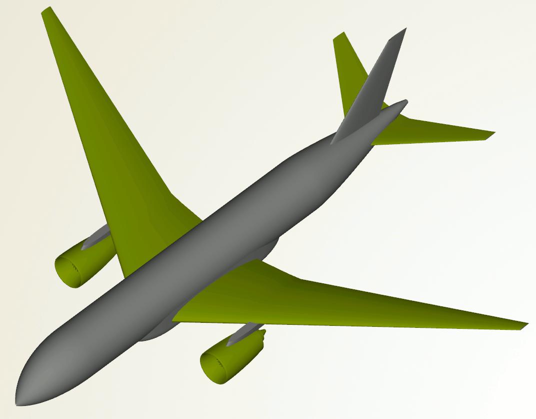 民用大飞机整机参数化模型
